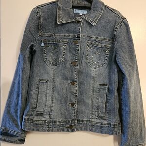 Classic Denim Jacket with Embroidery